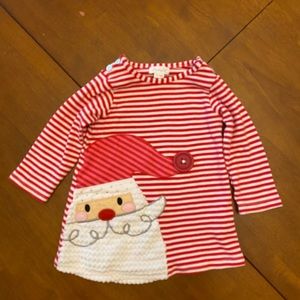 Mudpie Santa dress - 12/18 mo